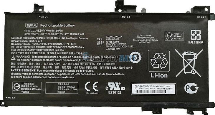 15.4V 63.3Wh HP TE04XL battery