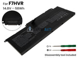 14.8V 58Wh Laptop_Dell Inspiron7737 battery