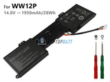14.8V 28Wh Laptop_Dell InspironDUO1090 battery