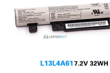 7.2V 32Wh Lenovo L13L4A61 battery
