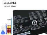 11.58V 72Wh Lenovo L16M6PC1 battery