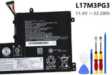 11.4V 52.5Wh Lenovo L17M3PG3 battery