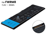 7.4V 30Wh Laptop_Dell Latitude10 battery
