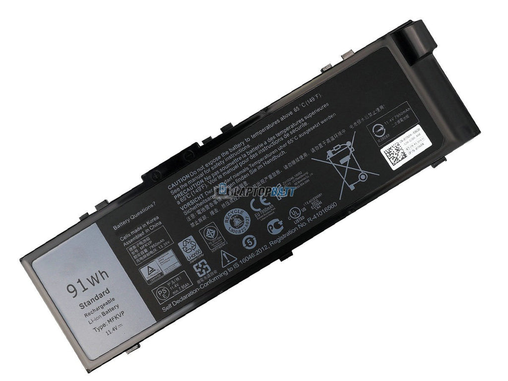 11.4V 91Wh Laptop_Dell PrecisionM7710 battery