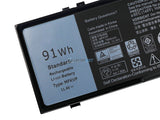 11.4V 91Wh Dell Precision 17-7710 battery