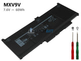 7.6V 60Wh Laptop_Dell MXV9V battery