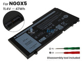 11.4V 47Wh Laptop_Dell LatitudeE5450 battery