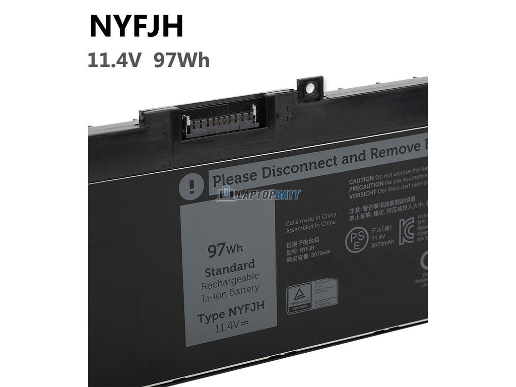 Battery for Dell NYFJH