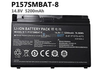 14.8V 5200mAh Hasee P157SMBAT-8 battery