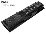 11.1V 62Wh HP PA06 battery
