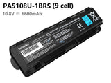 10.8V 6600mAh Toshiba PA5109U-1BRS battery