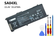 15.4V 55.67Wh HP SA04XL battery