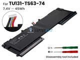 7.4V 45Wh Laptop_Dell TU131 battery