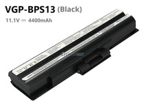 4400mAh Black Sony VGP-BPS13 battery
