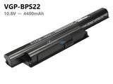 10.8V 4400mAh Sony VGP-BPS22 battery