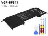 11.25V 3140mAh Sony VGP-BPS41 battery
